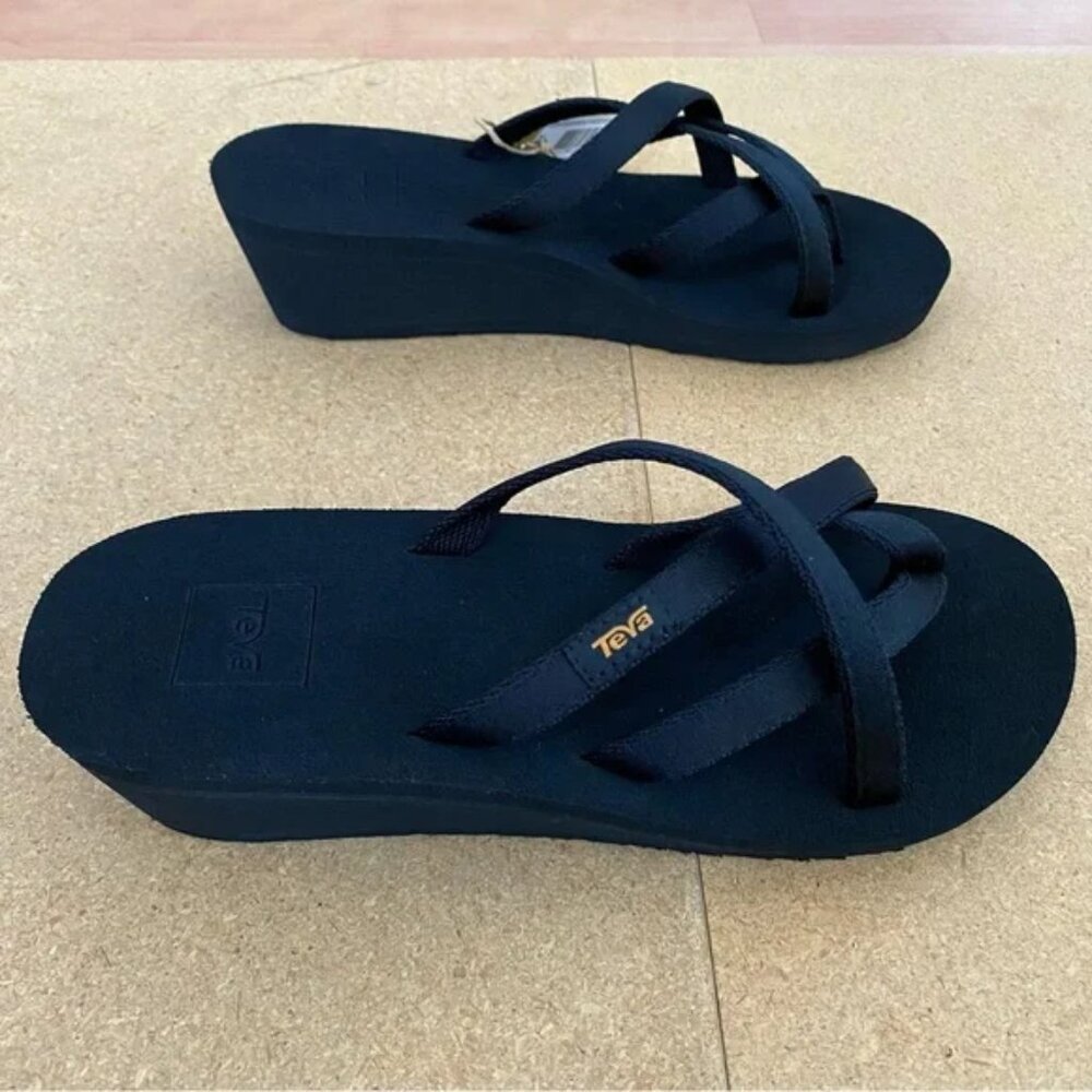 New Teva Mush Mandalyn Wedge OLA 2 Women’s Sandal slightly platform inspired - Picture 4 of 8